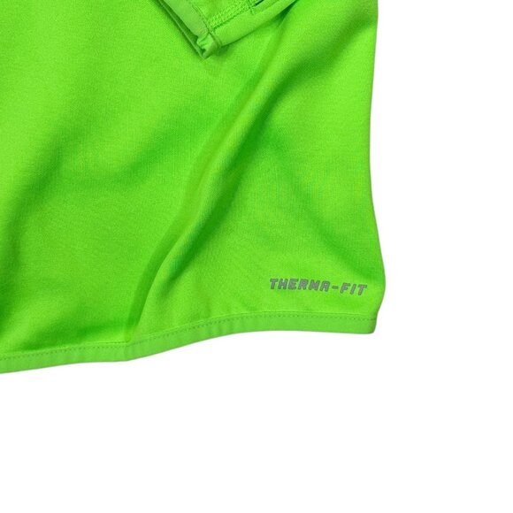 Nike Therma Fit Hoodie Womens Small S Neon Green Running Athletic 685459-380 - Picture 9 of 12